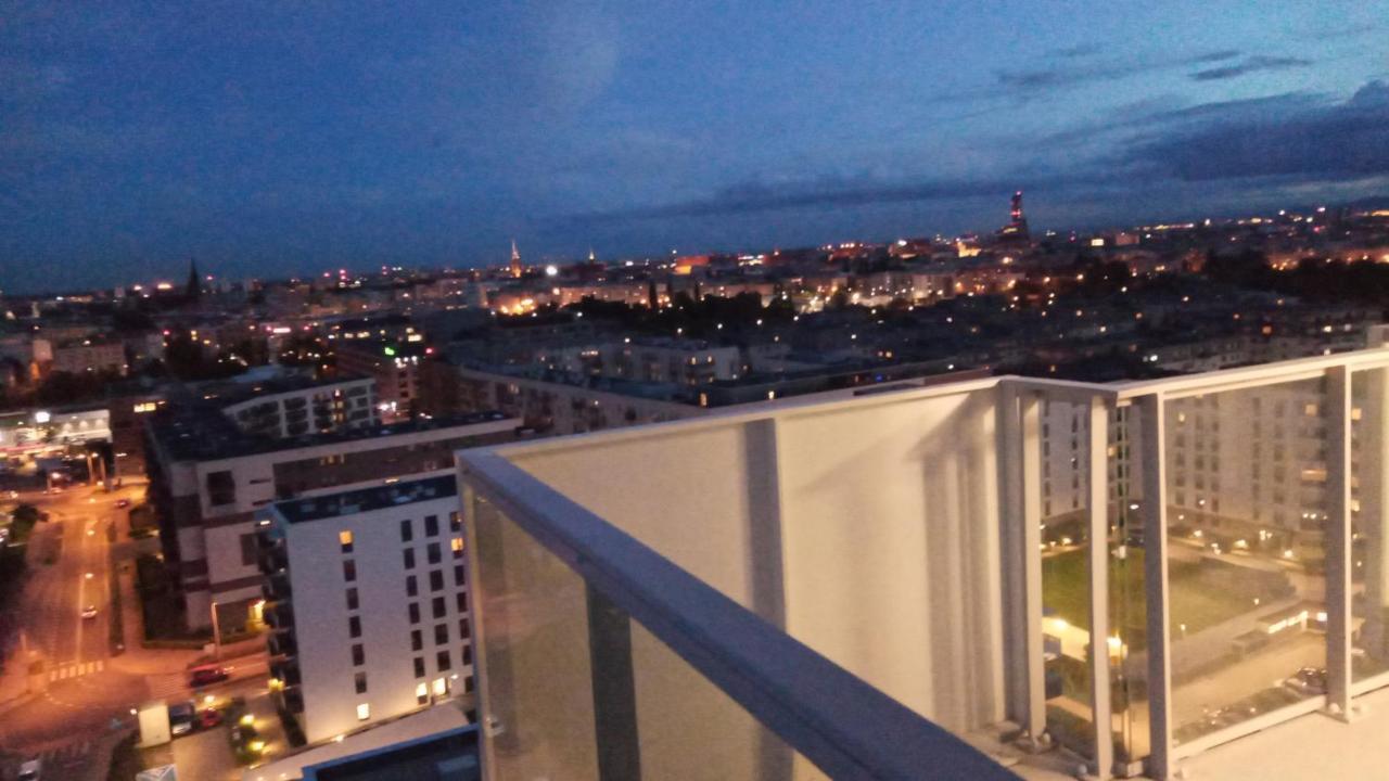 Wroclaw Penthouse Views Odra And City Center Dış mekan fotoğraf